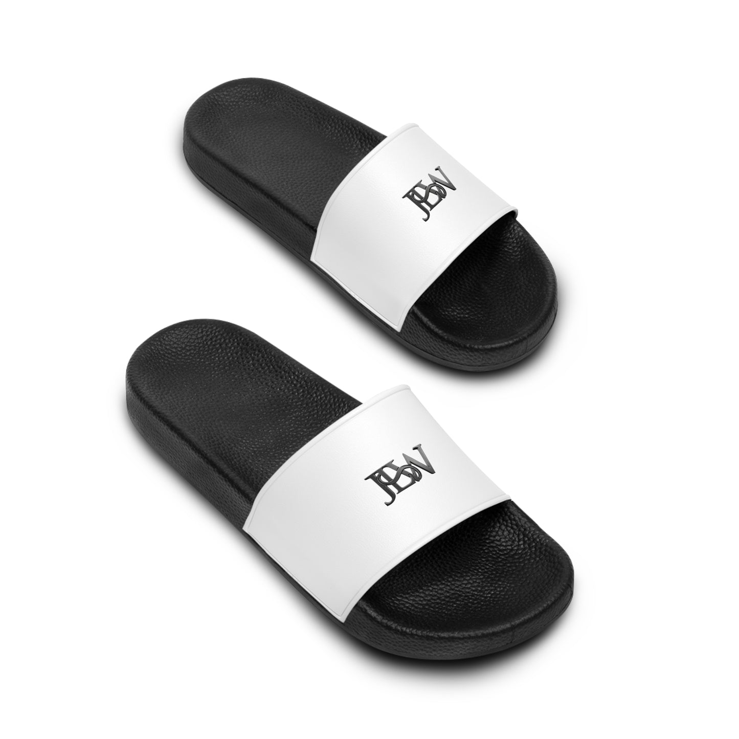 Women's Slide Sandals by Printify featuring a comfortable slip-on design and stylish strap details.