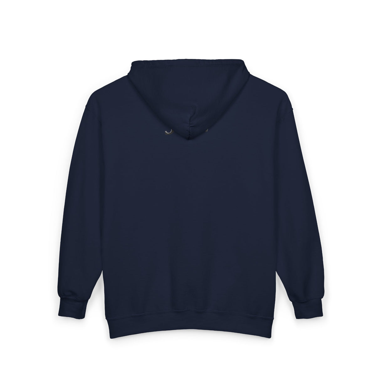 Unisex Heavy Blend full zip hooded sweatshirt by Printify, showing a cozy gray hoodie with front zipper and adjustable drawstrings.