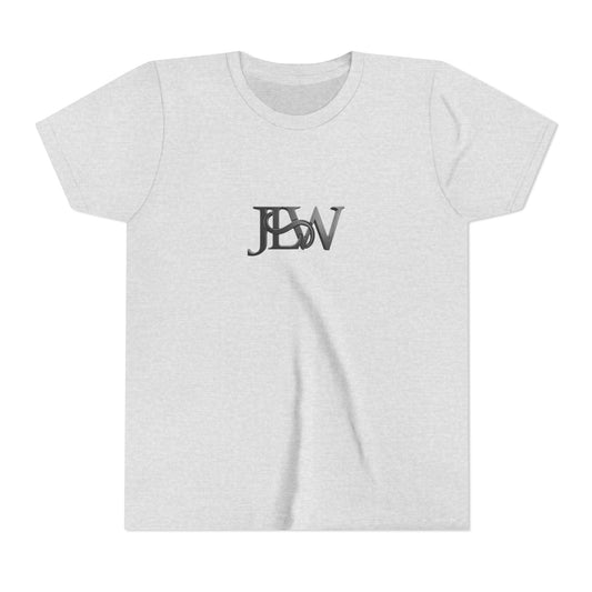 Kids' youth short sleeve T-shirt by Printify, featuring a colorful graphic design on a soft cotton fabric.