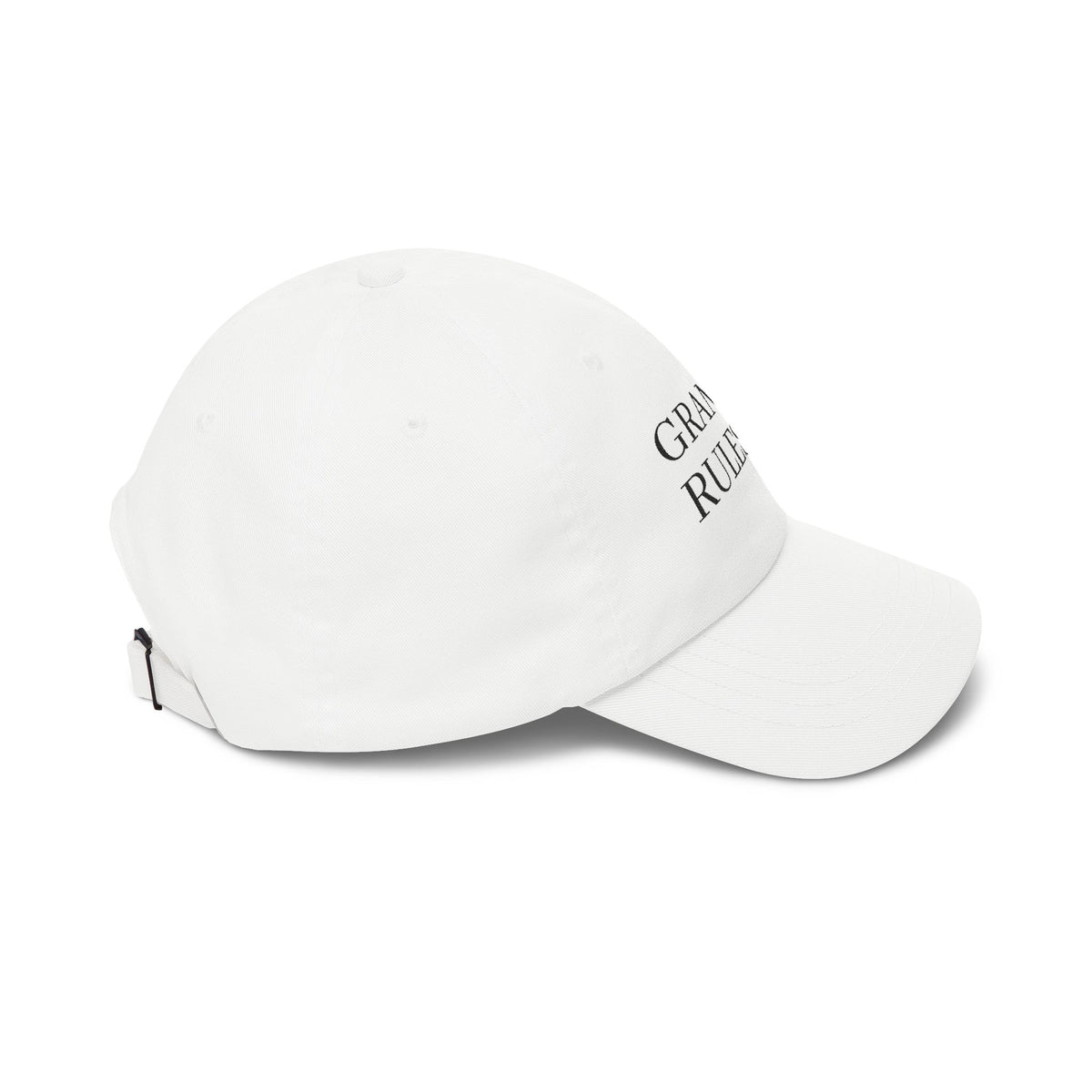 Printify Classic Dad Cap, a stylish unisex hat with adjustable strap, featuring a simple, versatile design and curved brim.
