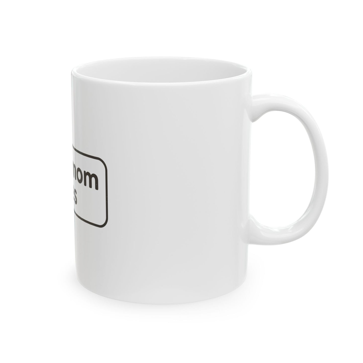 Printify ceramic mug featuring a grandparents design, available in 11oz and 15oz sizes, with a colorful, detailed graphic.