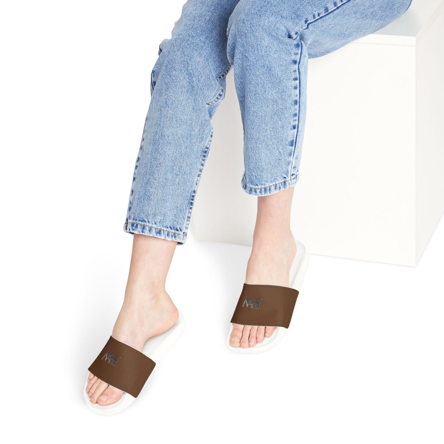 Women's removable-strap sandals by Printify featuring stylish open-toe design and comfortable flat sole.