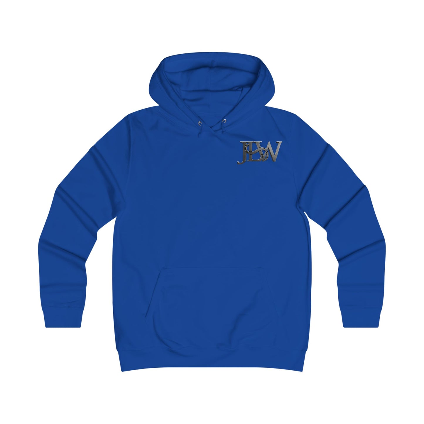 Girlie College Hoodie by Printify, featuring a casual hoodie with a feminine design, shown in a close-up view.