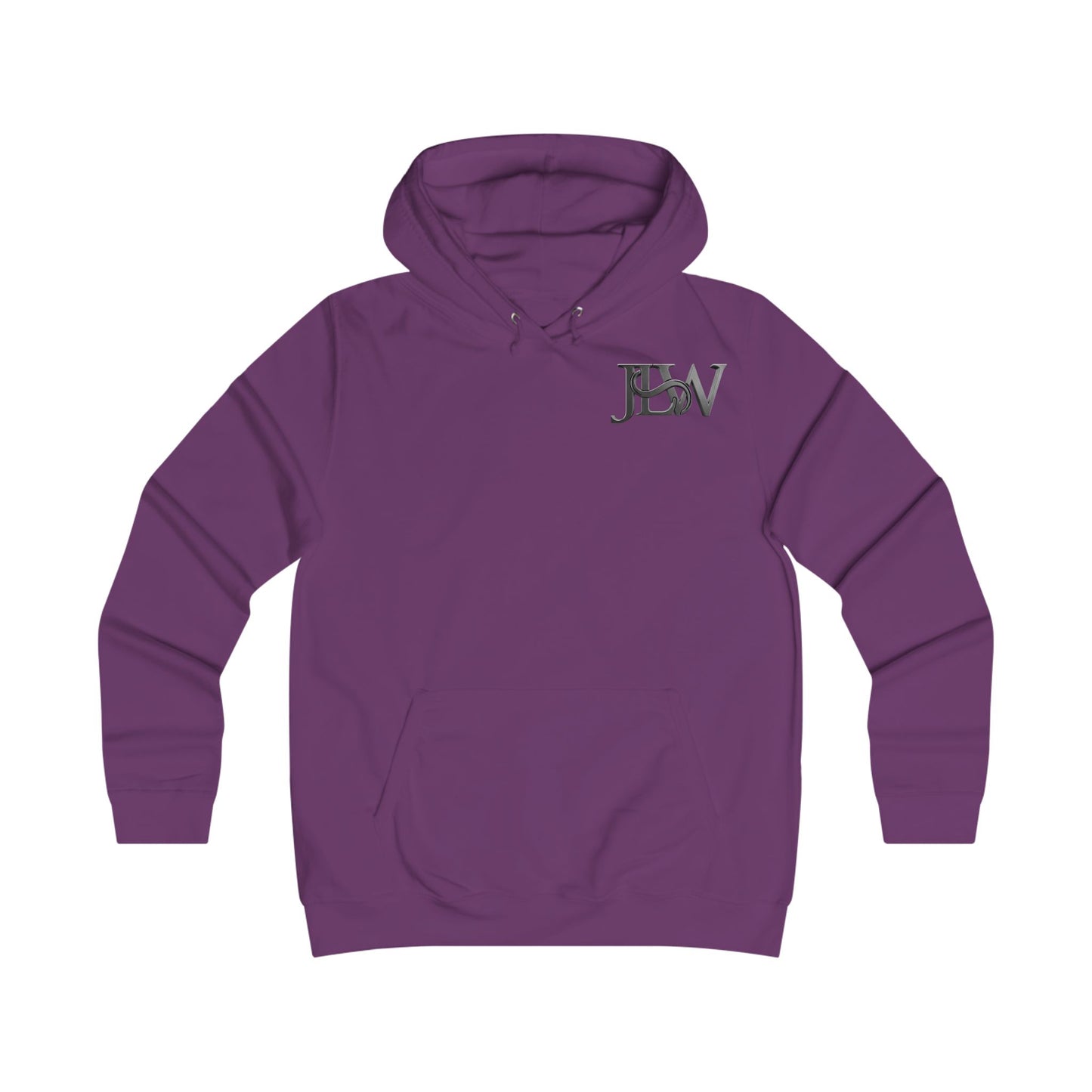 Girlie College Hoodie by Printify featuring a casual, stylish hoodie with a feminine design and comfortable fit.