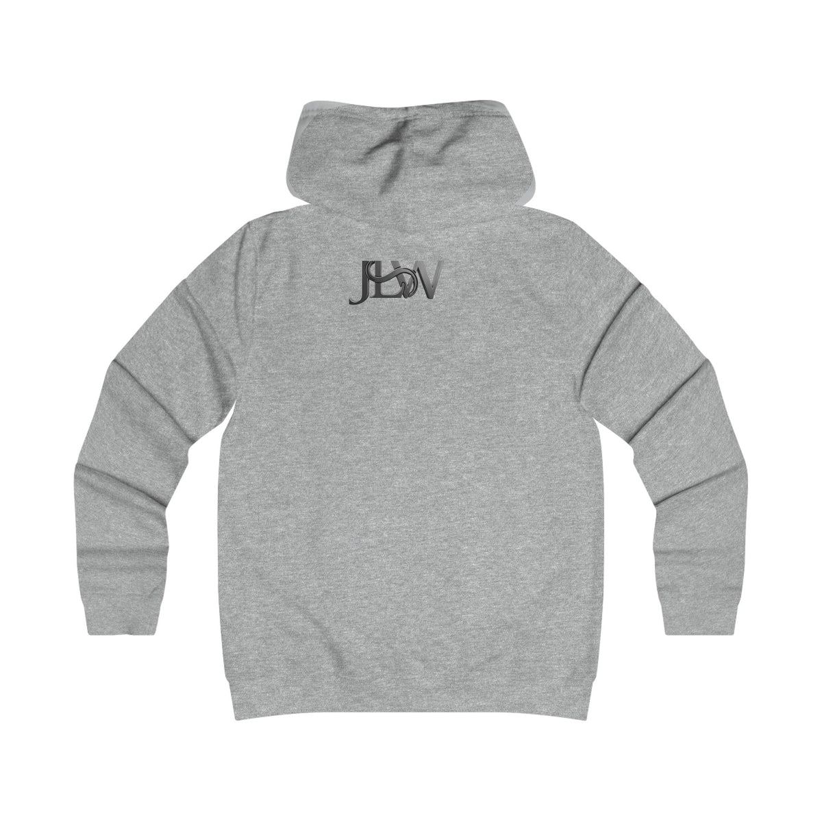 Pink Girlie College Hoodie by Printify featuring a cozy design with a hood and casual fit, perfect for college or everyday wear.