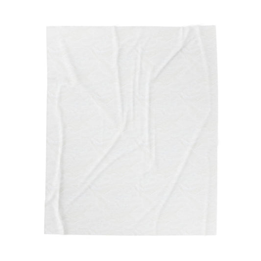 Velveteen plush blanket with all-over print design by Printify, showcasing soft, colorful fabric texture and vibrant pattern.