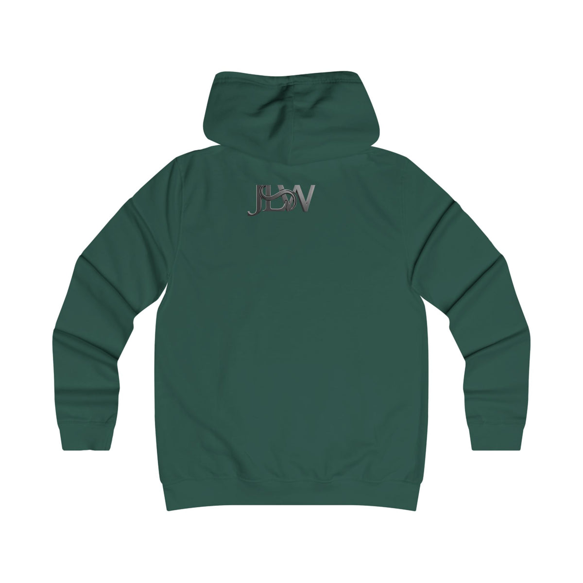 Girlie College Hoodie by Printify featuring a soft fabric, casual fit, and printed college-themed design on a cozy hoodie.