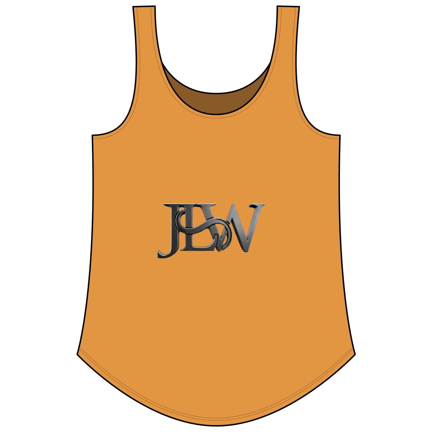 Women's festival tank top, Printify t-shirt with colorful design, showcasing a casual and vibrant summer style.