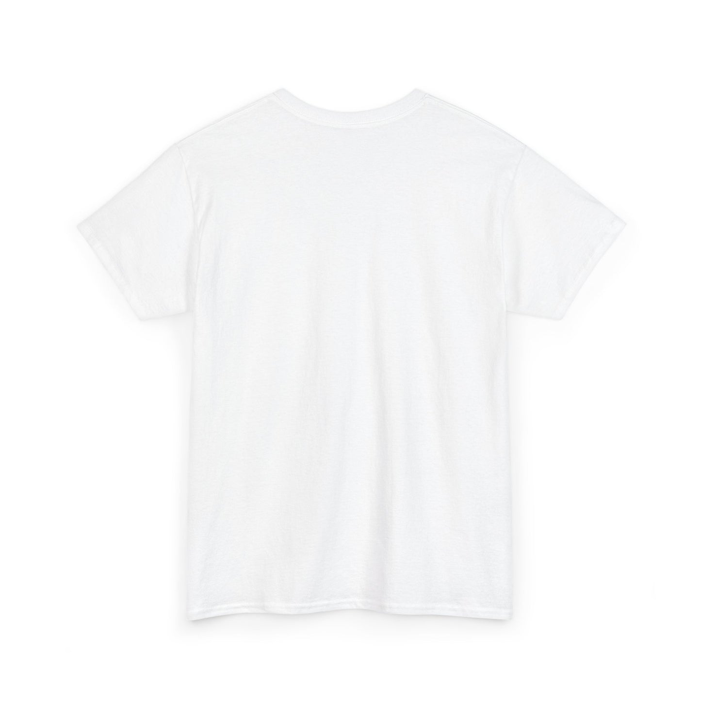 Unisex heavy cotton T-shirt by Printify, featuring a classic fit and soft fabric in a neutral color.
