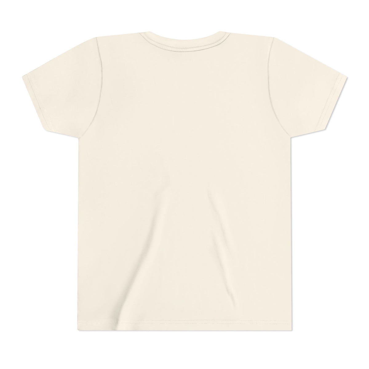 Kids' youth short sleeve T-shirt by Printify, featuring a colorful printed design on a soft cotton fabric.