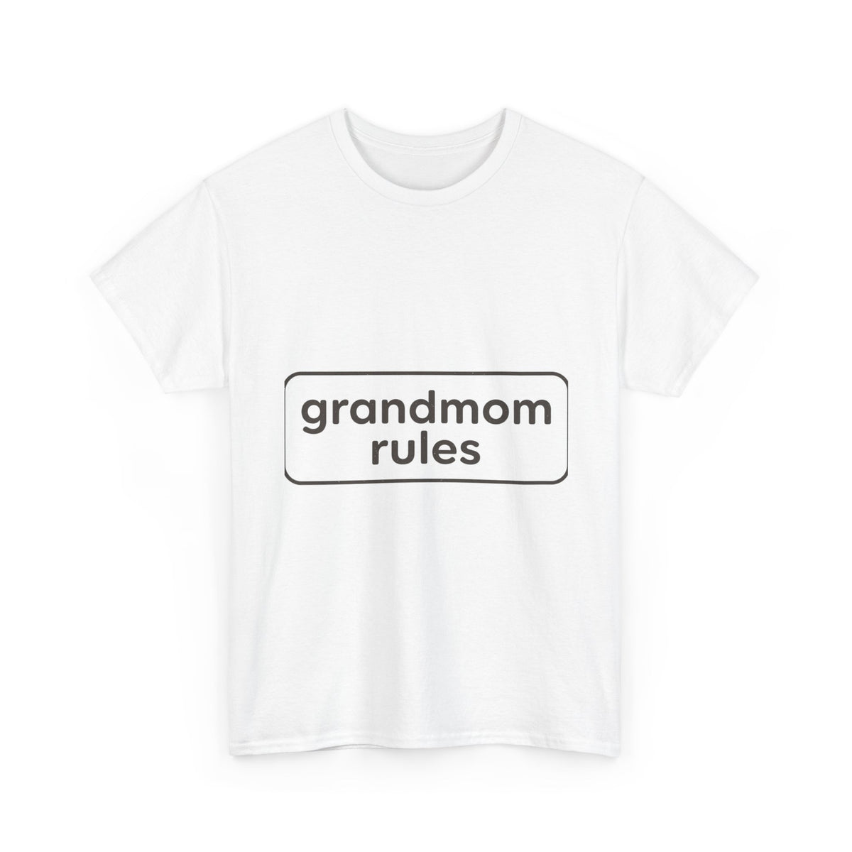 Unisex heavy cotton T-shirt with printed design, casual style, in a neutral color, by Printify.