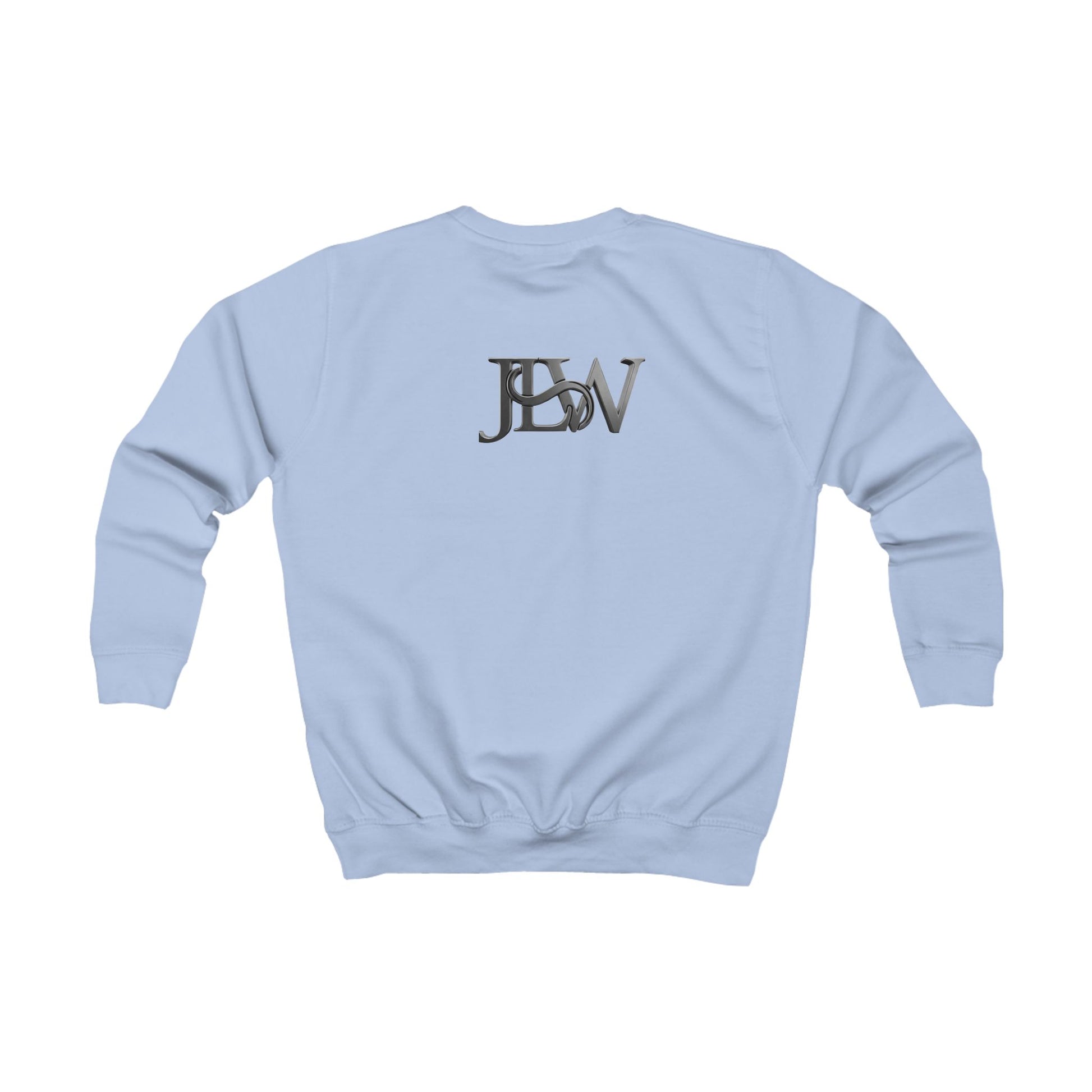 Kids Printify sweatshirt with colorful graphic design, soft fabric, and comfortable fit for children.