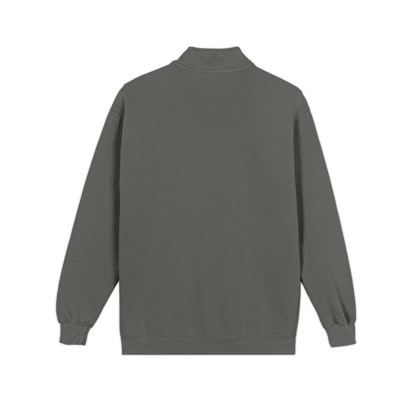 Unisex Adult Quarter-Zip Sweatshirt (Extended Sizes, Pepper)