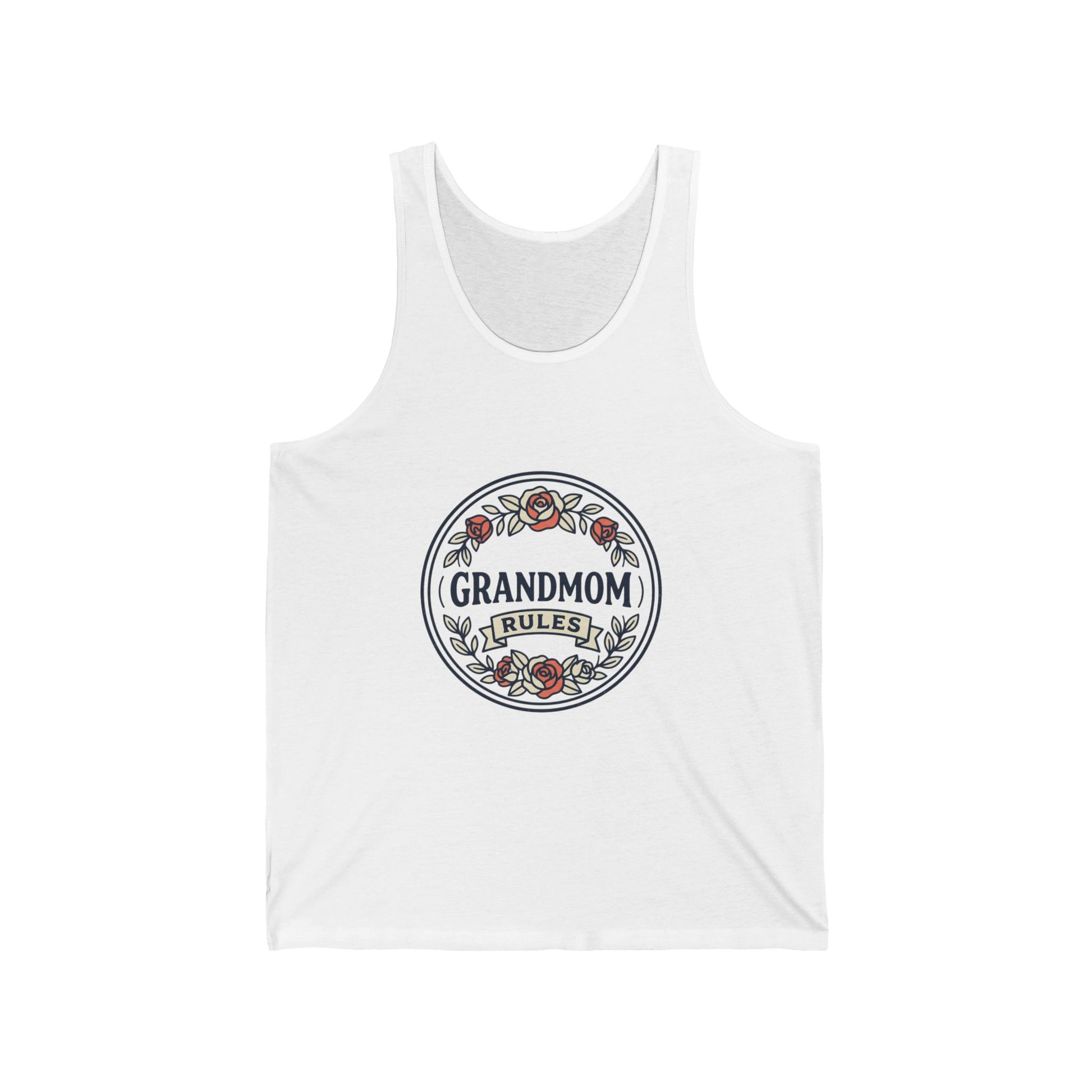 Unisex jersey tank top by Printify, showing a comfortable sleeveless cotton shirt in a neutral color on a plain background.