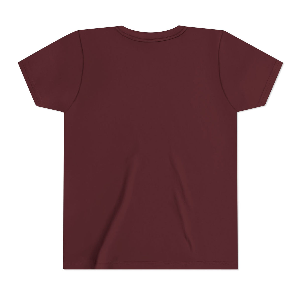 Kids' youth short sleeve T-shirt by Printify with colorful graphic design on a white cotton tee.
