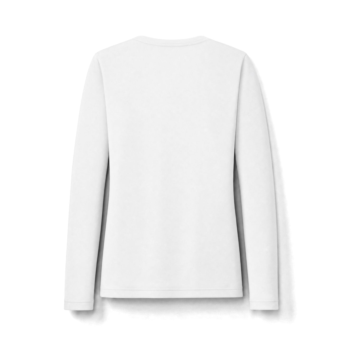Women's Posi-UV Pro long sleeve shirt by Printify, featuring UV protection fabric in a fitted design.