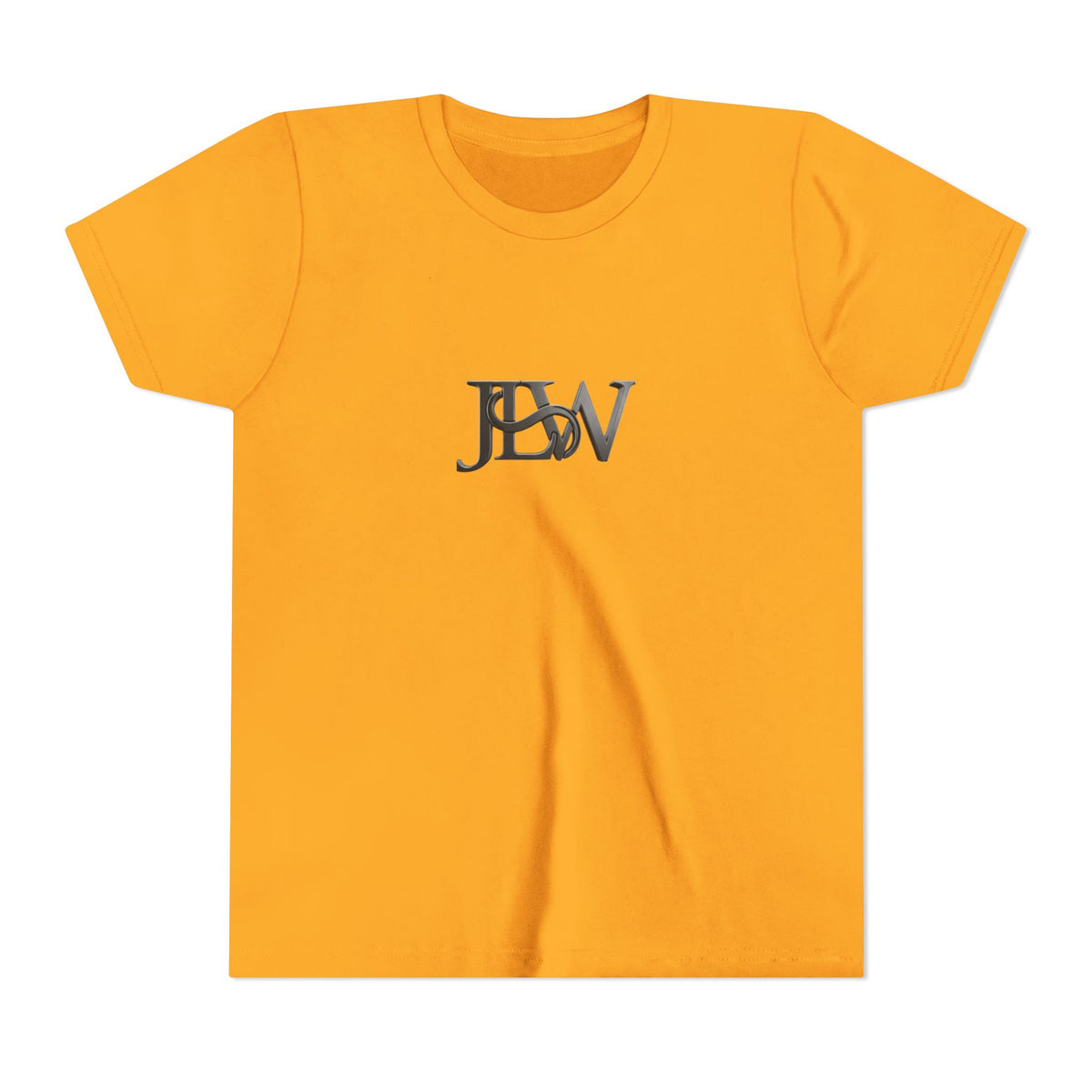 Kids' youth short sleeve tee by Printify with colorful graphic print on soft cotton fabric.